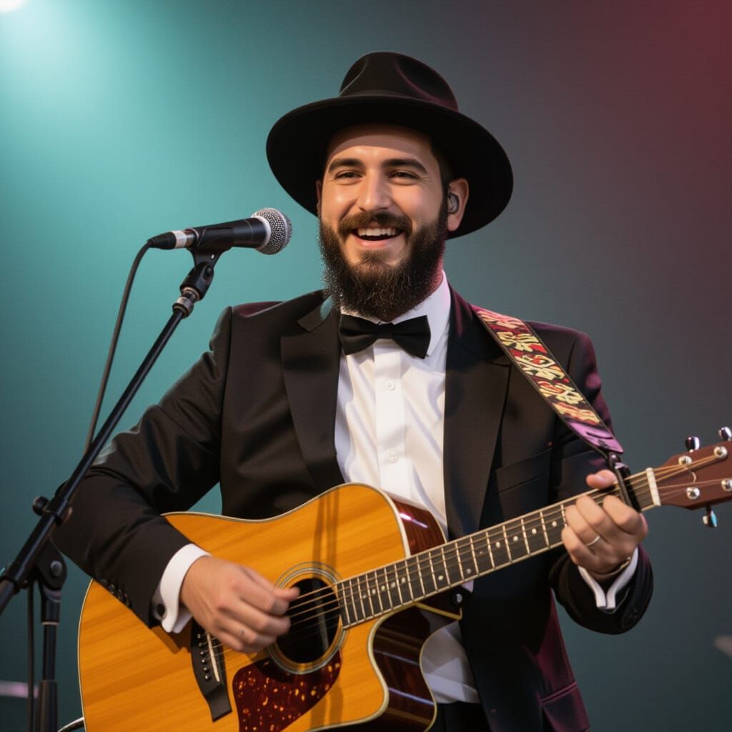 Ben Tzur Performing Live On Stage