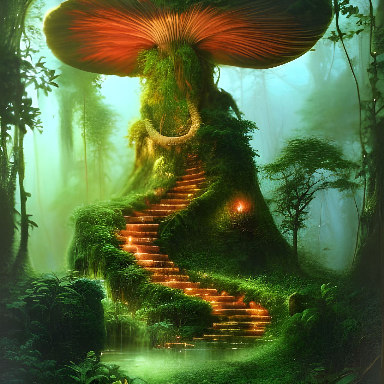 Mushroom Staircase false