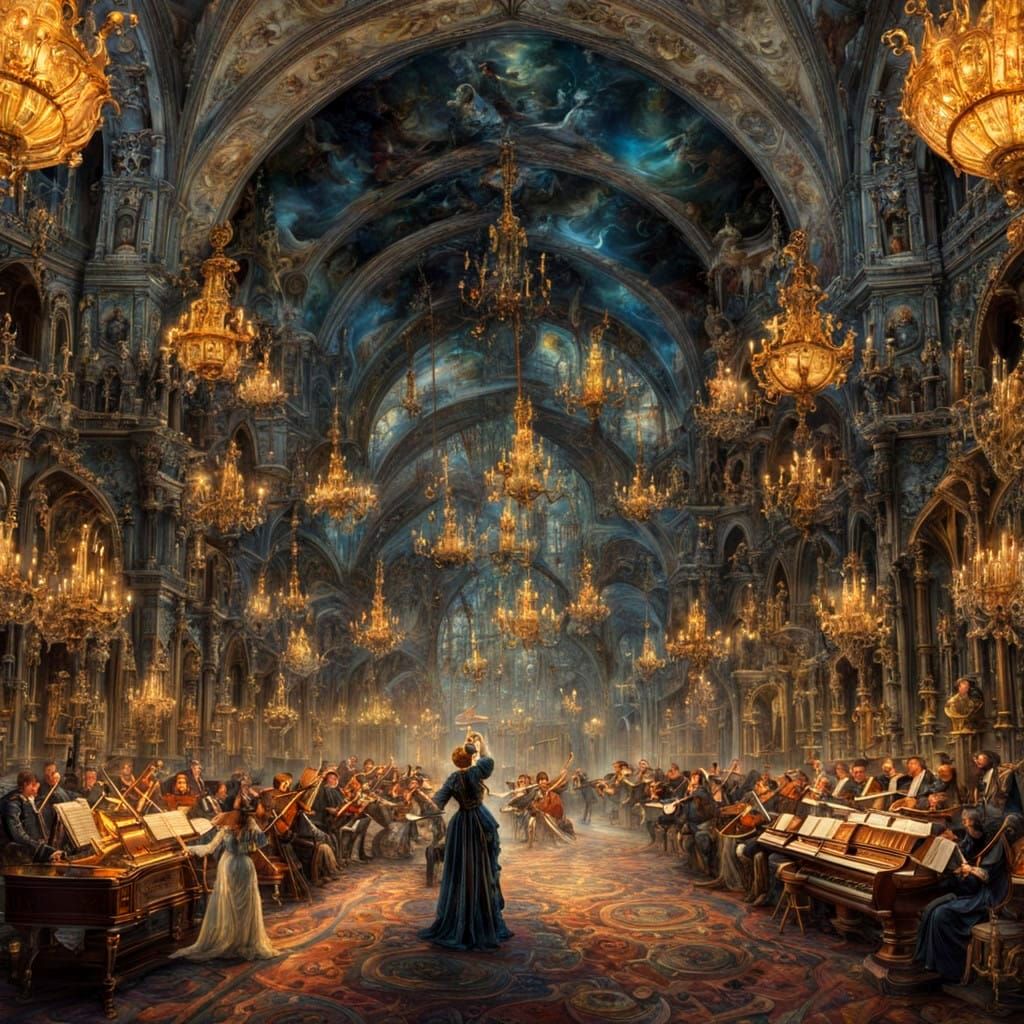 Baroque elegant majestic symphonic orchestra  by @Babel