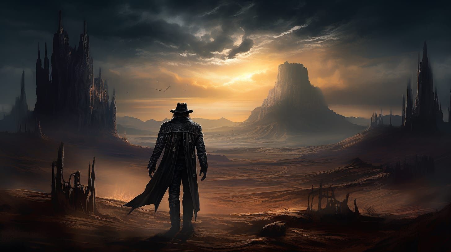The Man In Black Fled Across the Desert
