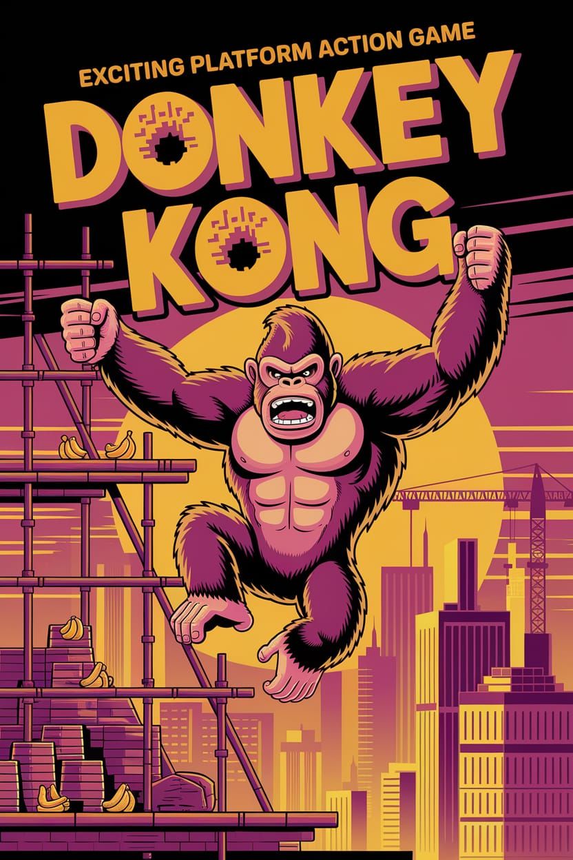 Original Donkey Kong  by @Kernowek