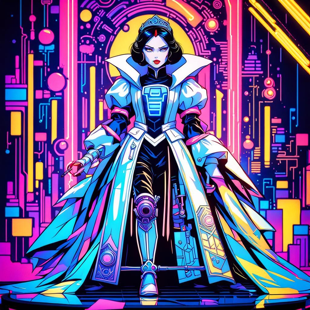 Cyberpunk Snow White
