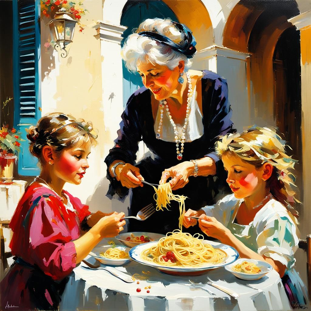 Pasta at Grandma's
