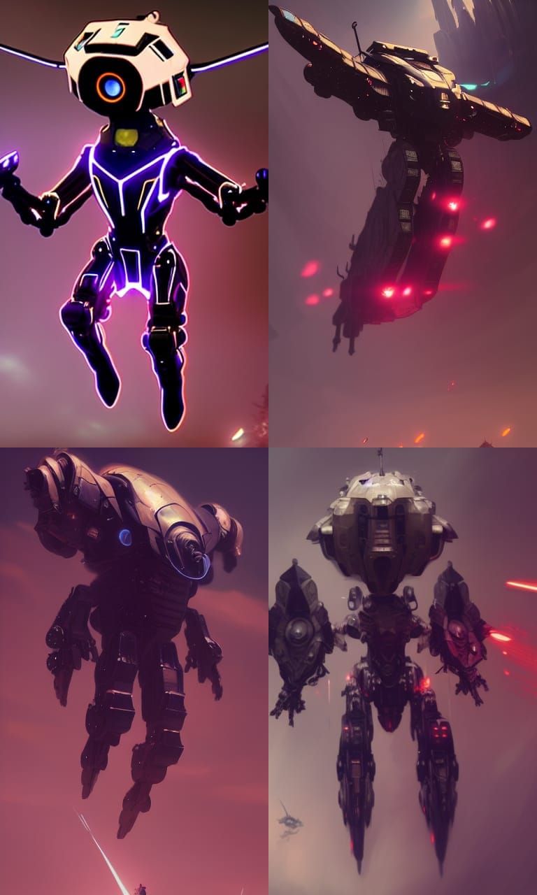 Concept Art: Flying Robot 1