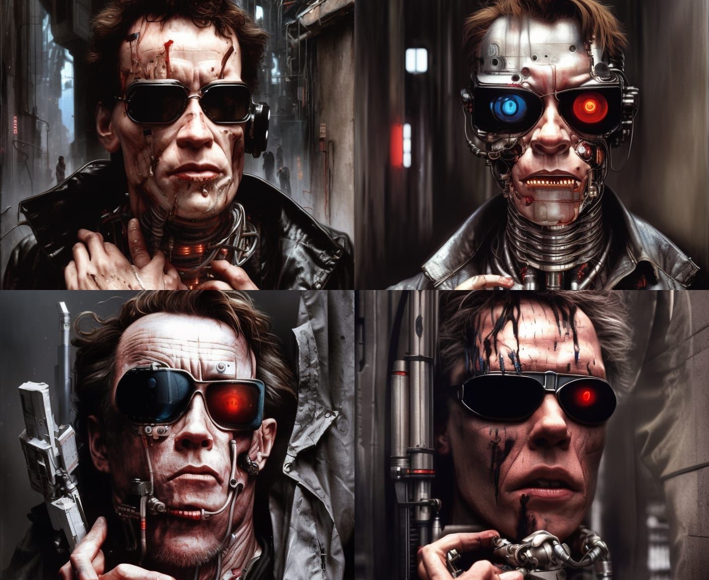 carry grant as the terminator - AI Generated Artwork - NightCafe Creator