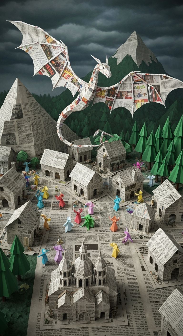 Dragon over the mountain villa  by @Zepp
