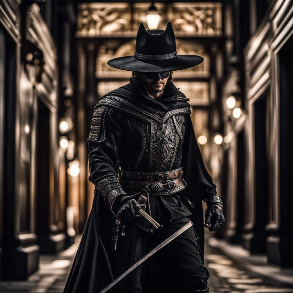 A modern-day Zorro.