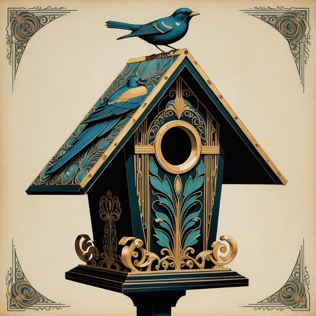 Schmansy Bird Abode  by @Crispy Bess