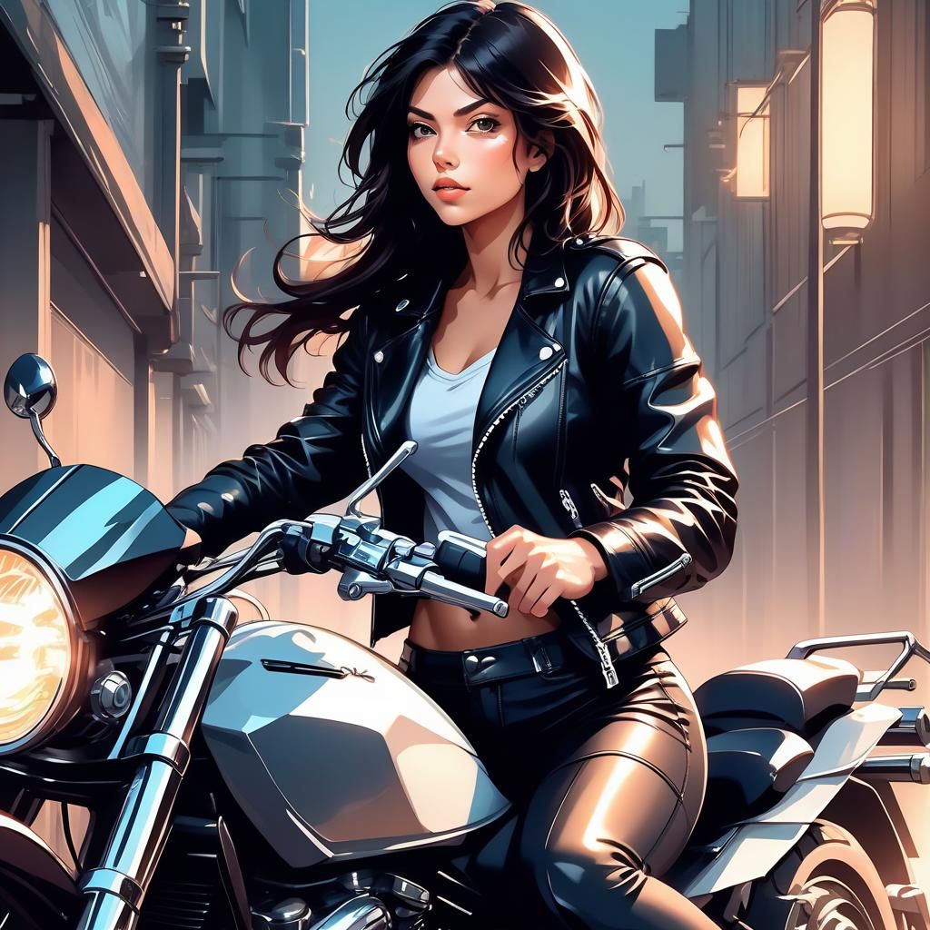 Biker Beauty