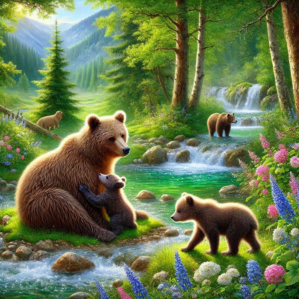 Cub Family Forest