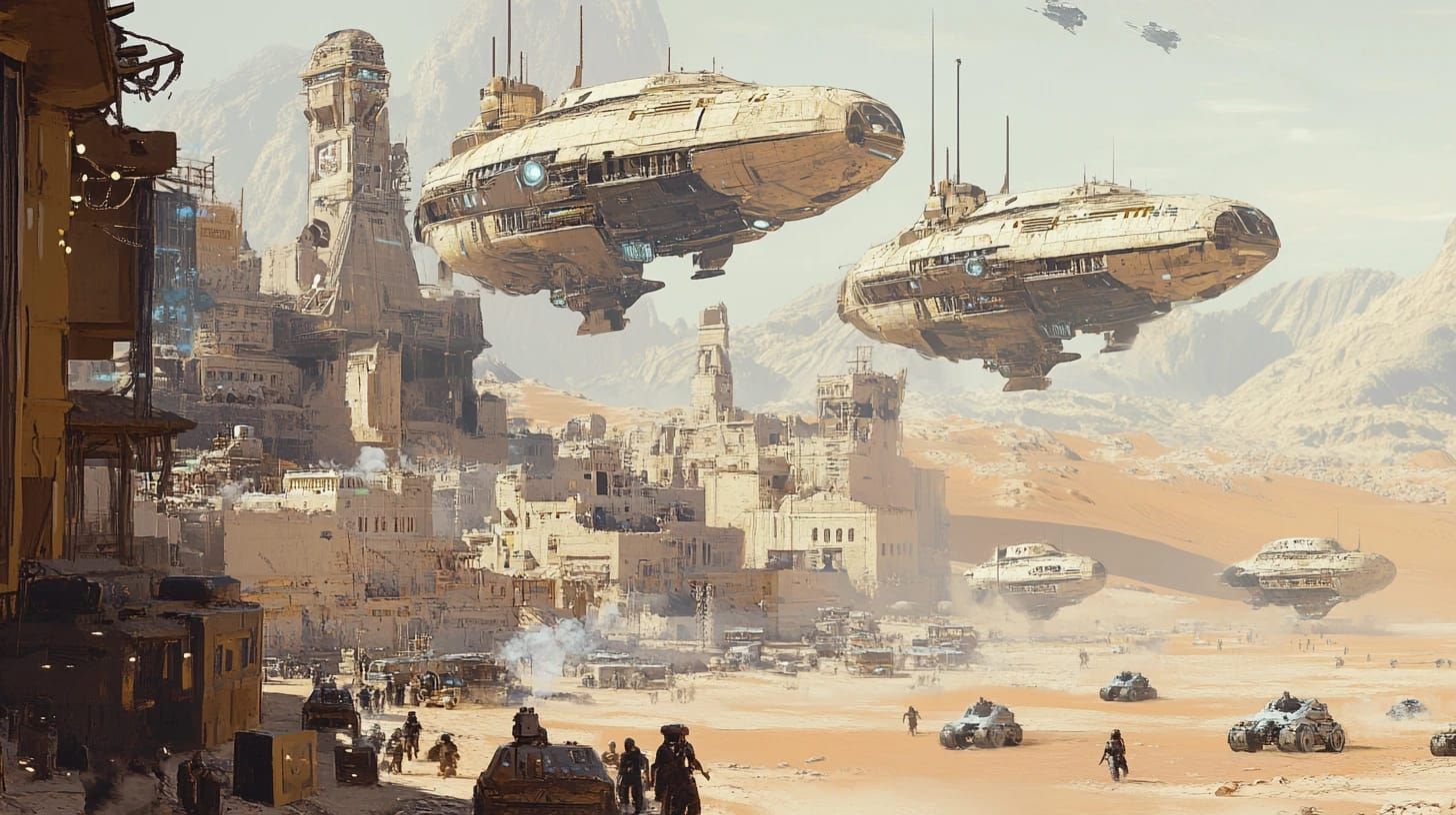 Bustling Outpost World