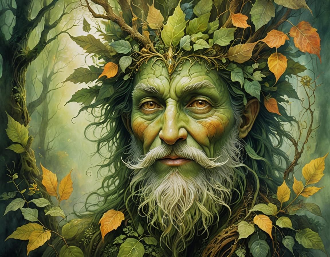 The Ancient Shepherd of the Forest  by @Chance