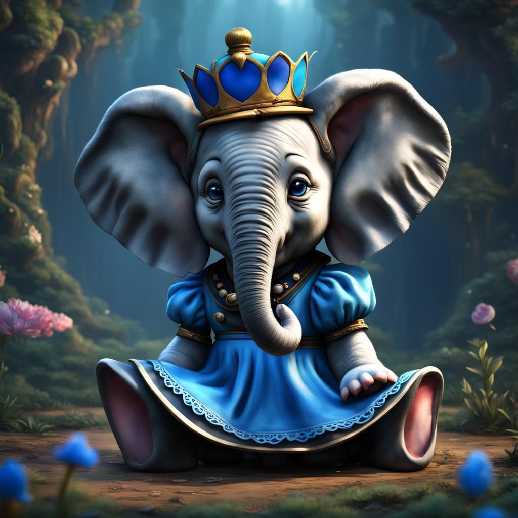 allice in wonderland elephant 