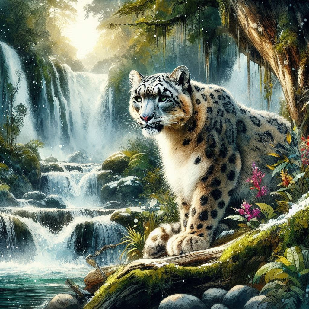 Leopard in the jungle