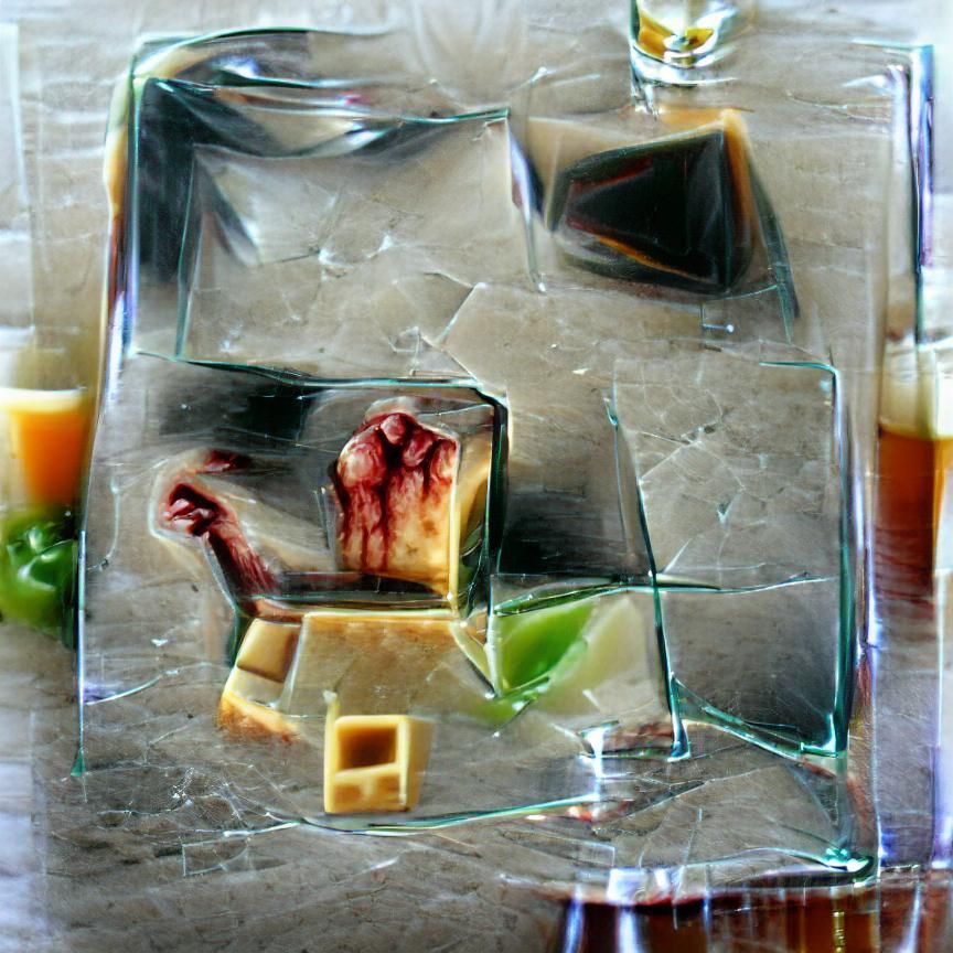 Death in a glass square