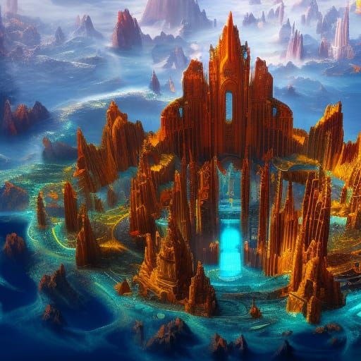 Atlantis, Aerial View