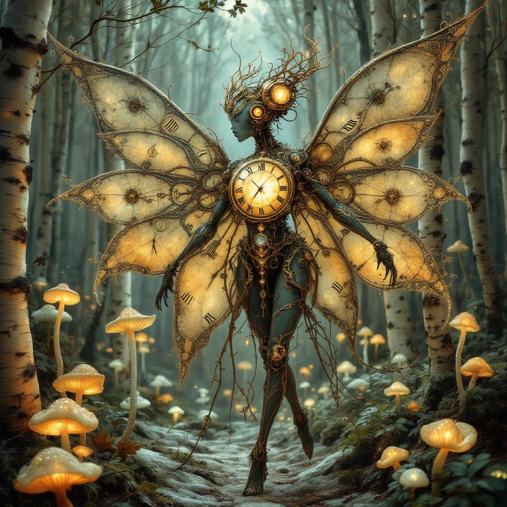 The Nymph of Nighttime provides guiding lights.