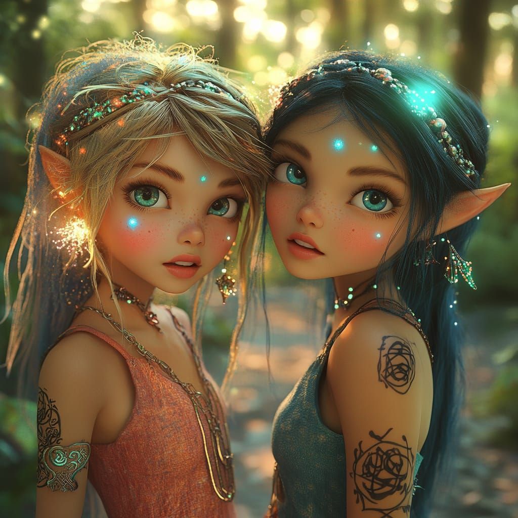 Pixie sisters