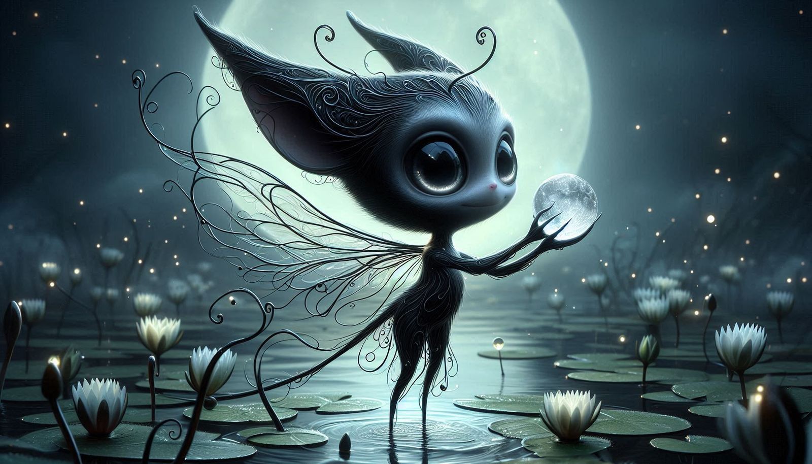 «Moon Pearl»  by @Fox Nose