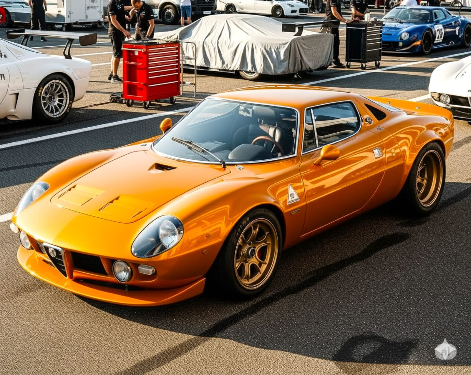 Alfa Romeo Sports Car Concept, Gold