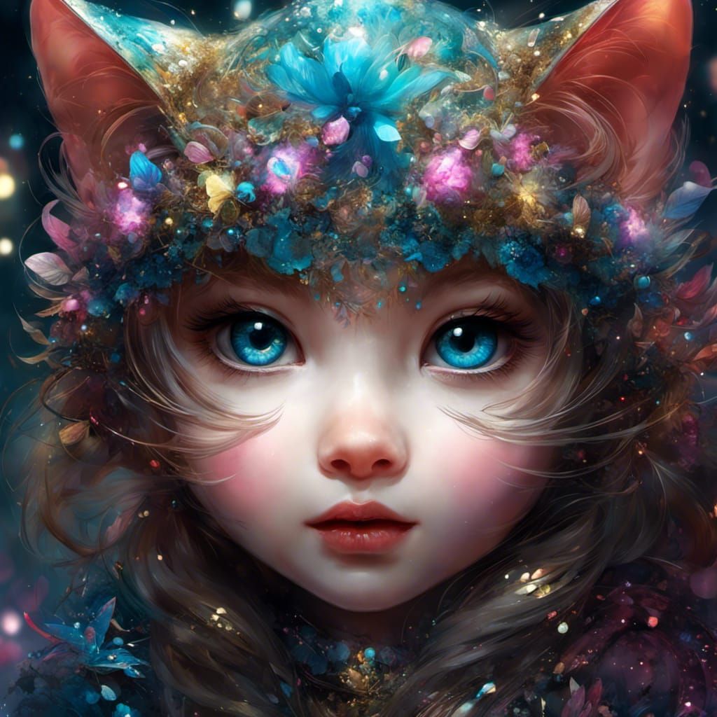 adorable cat girl - AI Generated Artwork - NightCafe Creator