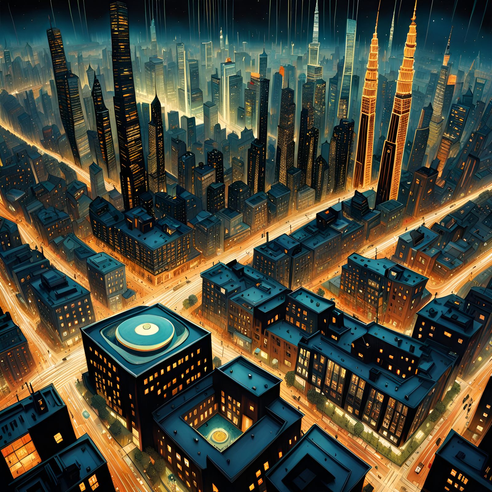 CITY OF LIGHT - Nighttime Cityscape