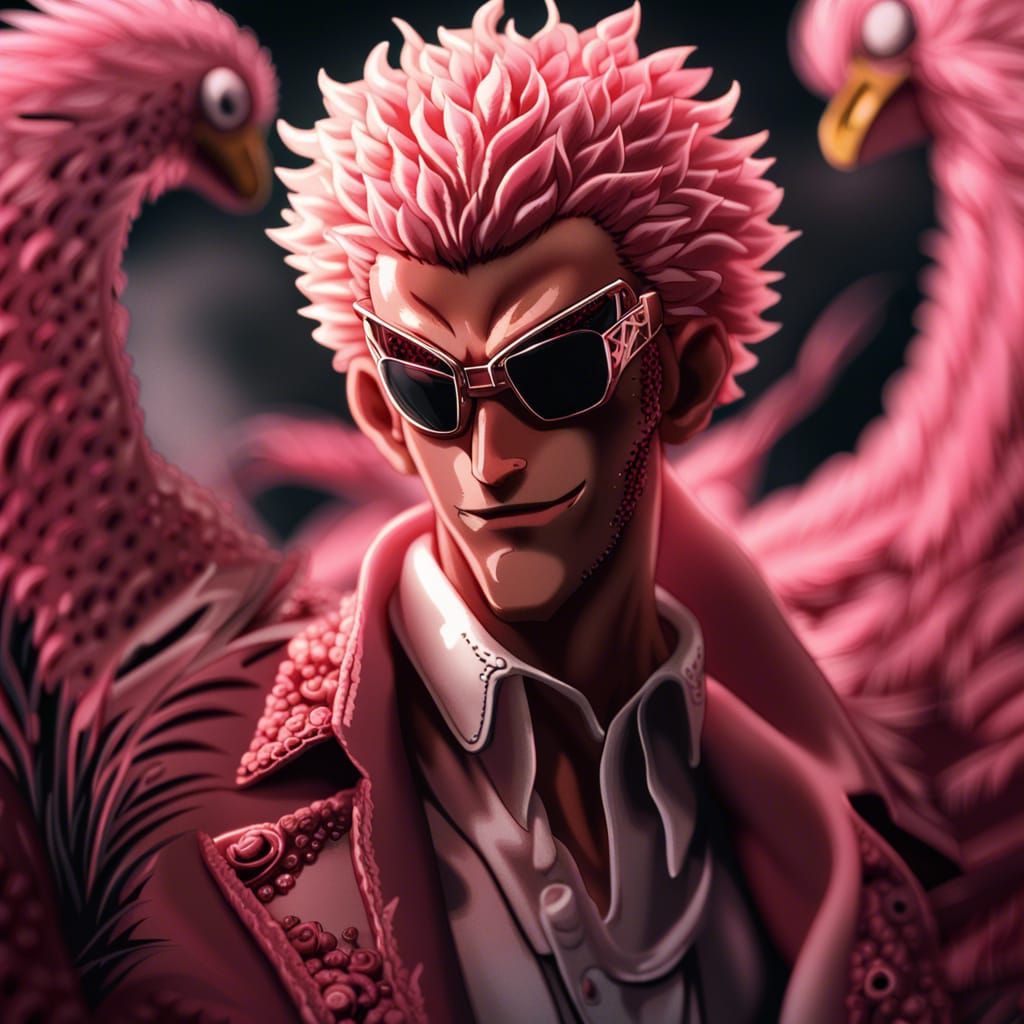 DONQUIXOTE DOFLAMINGO [WHITE], an art print by SKELLY - INPRNT