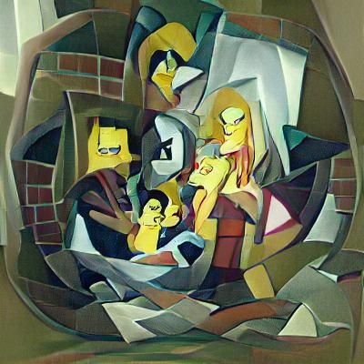 simpson family in the haven