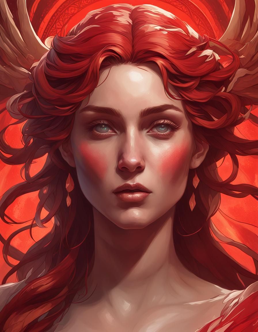 The goddess of red