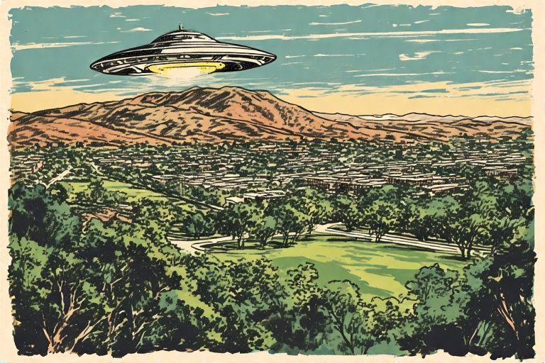 UFO hovering East Bay Regional Park (2)