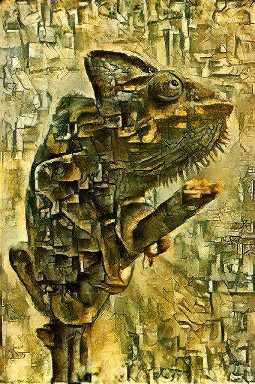 Picasso chamaleon