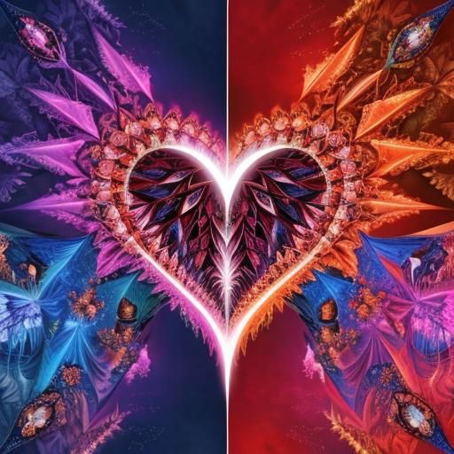 two halves of the heart