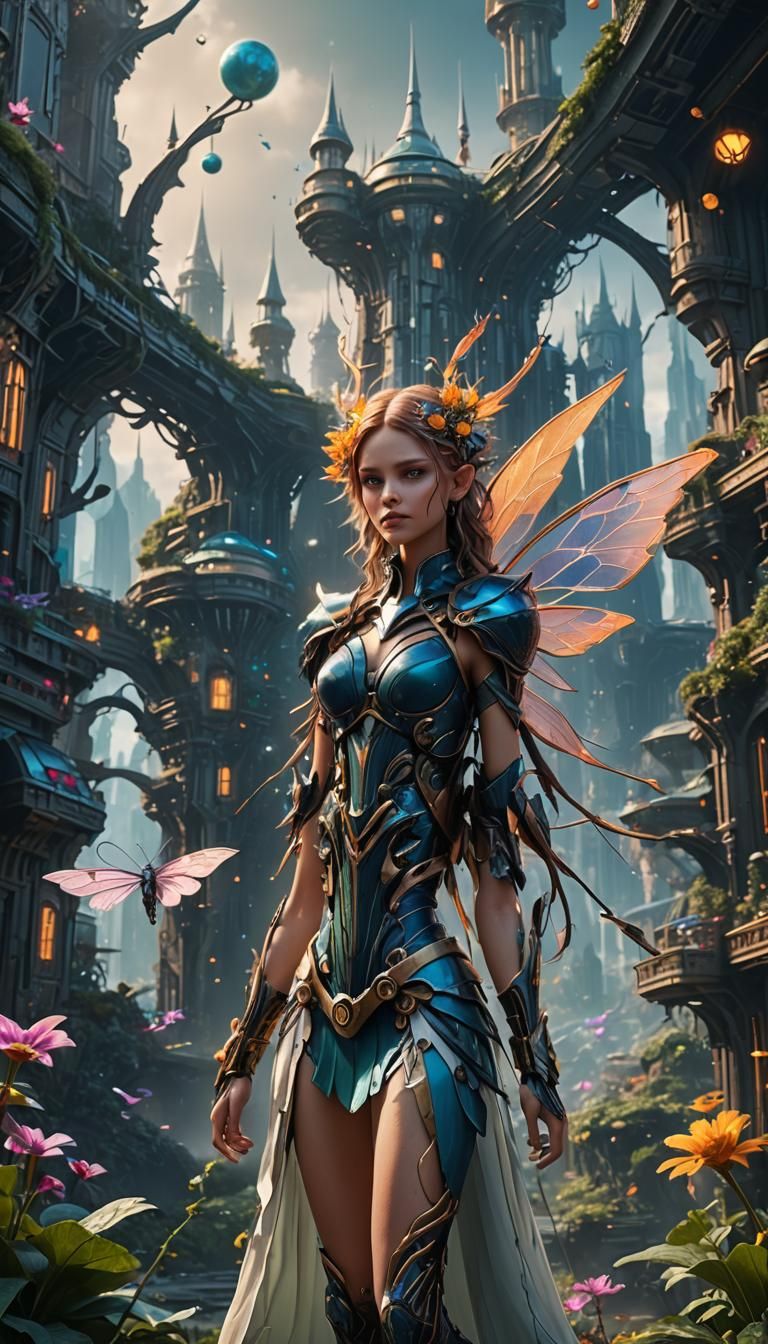 Futuristic fairy