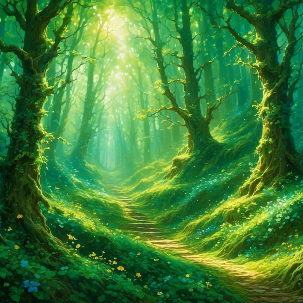 Lushes Forest <lora:Mystical Realness:1.0>