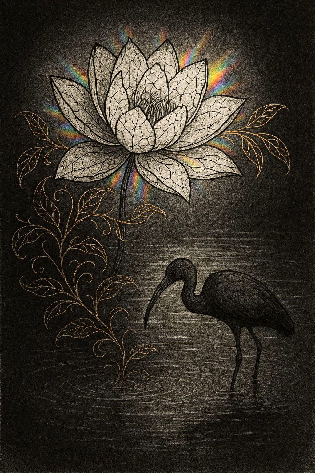 Dark side of the lotus flower   by @Lourse 