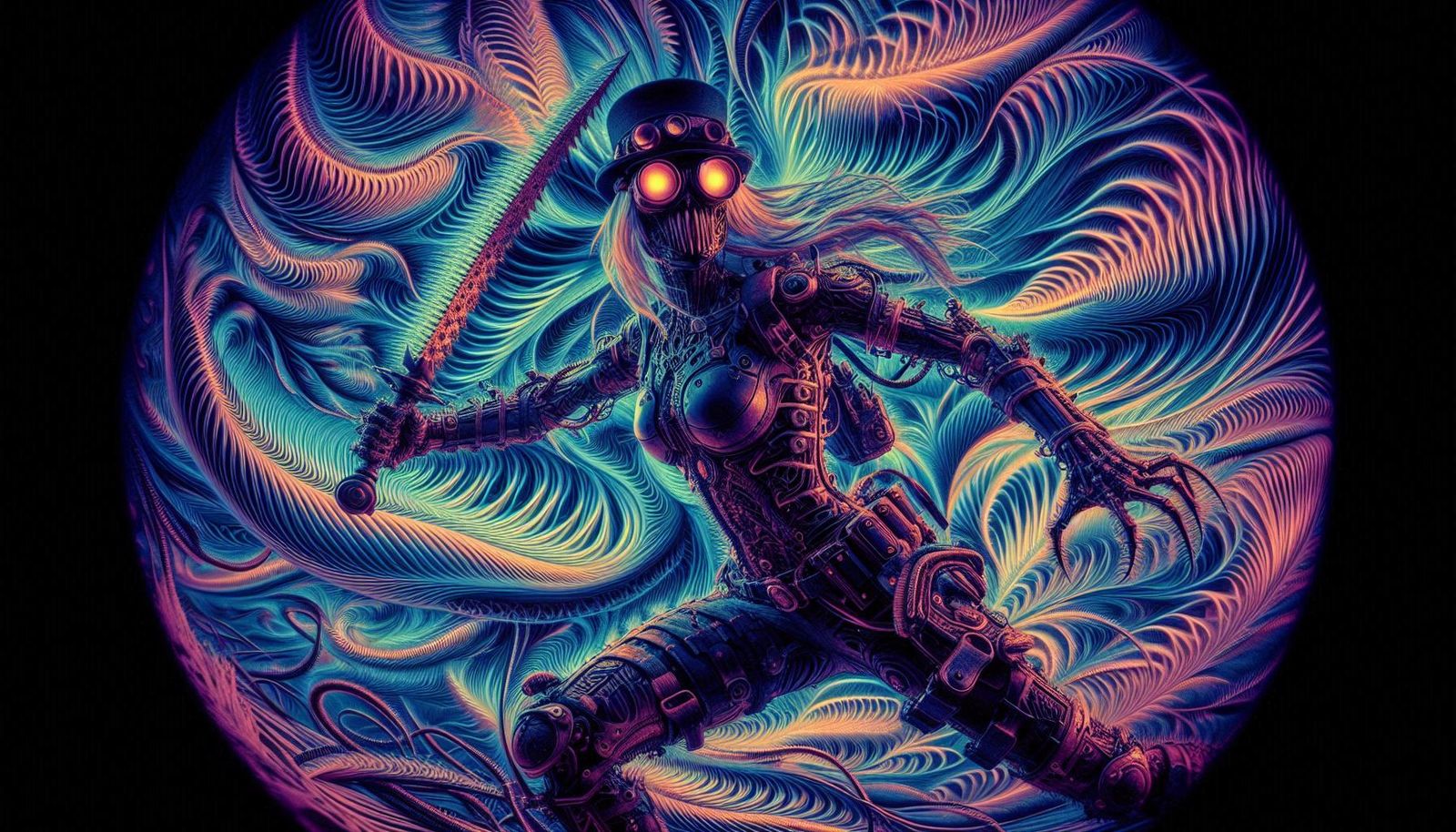 multi-eyed cyborg cyclops