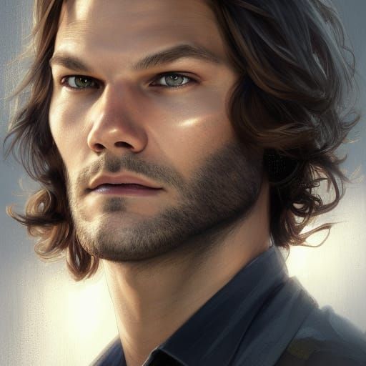 Sam Winchester. - Ai Generated Artwork - Nightcafe Creator