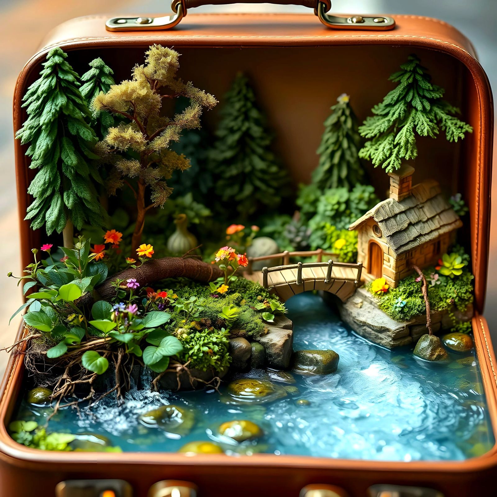 Suitcase Garden  by @Floe Joe 