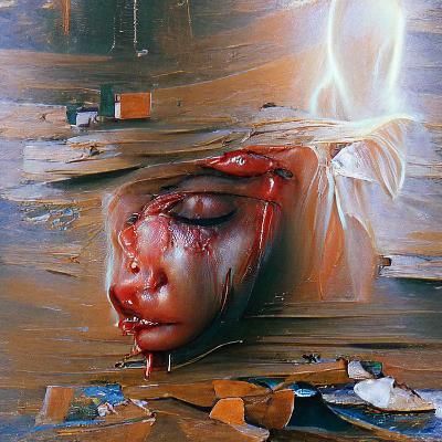 I tell her, keep her head up
Even though I gotta hold it up ...