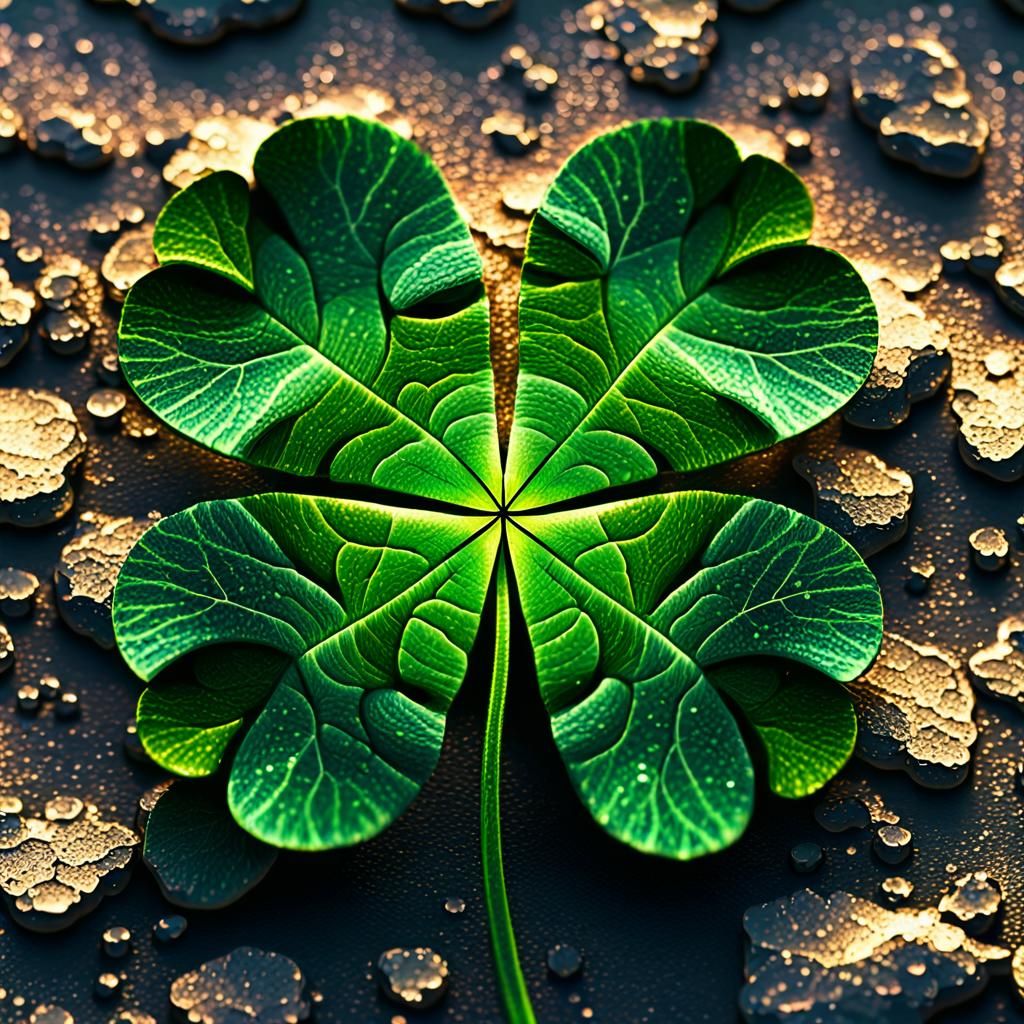 Four Leaf Clover  by @knoksen