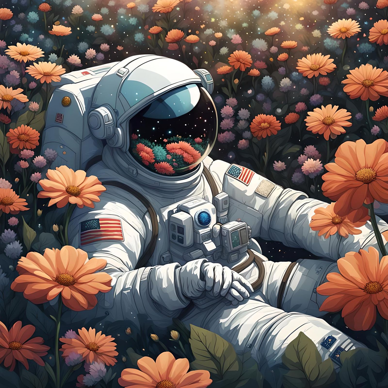 An astronaut