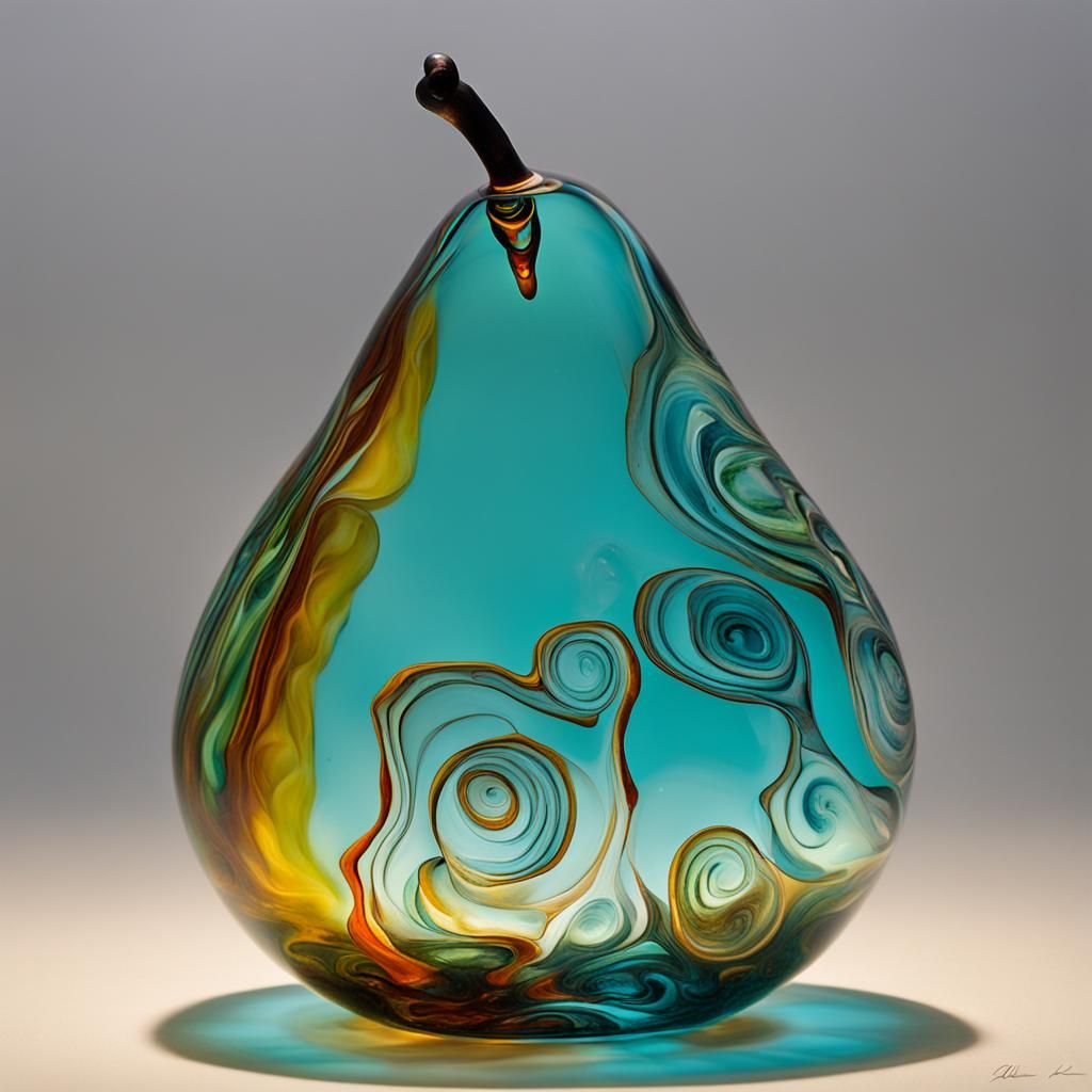 Glass pear