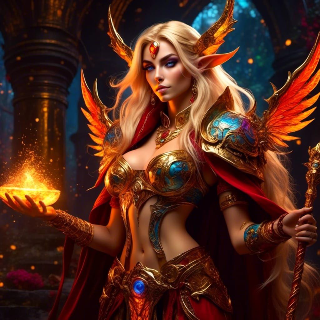 Blood Elf Holy Paladin AI Generated Artwork NightCafe Creator blood-elf-holy-paladin-ai-generated-artwork-nightcafe-creator