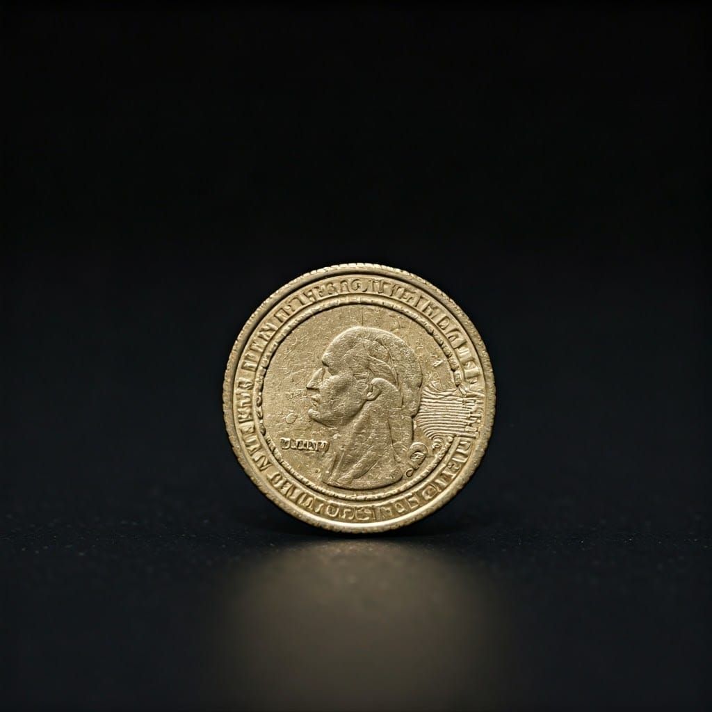 Ancient Temple in Golden Light, Inspired by Renaissance and...