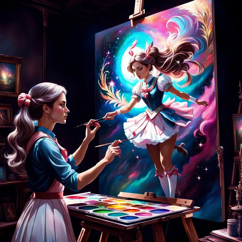 magical painting  by @Dahut