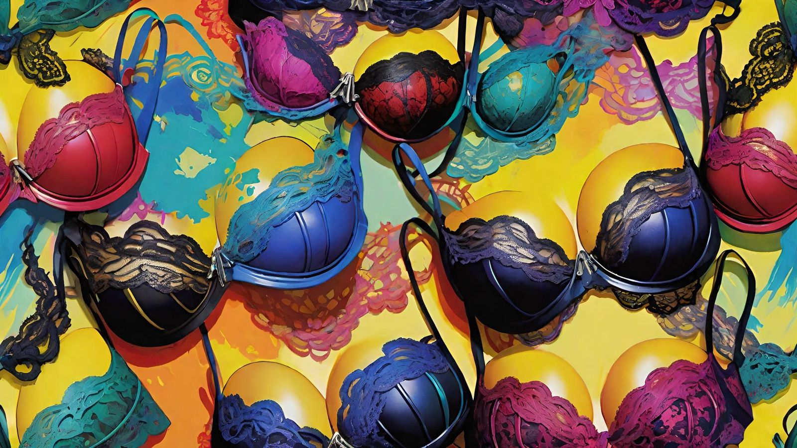 stampede various colored of lace Bras