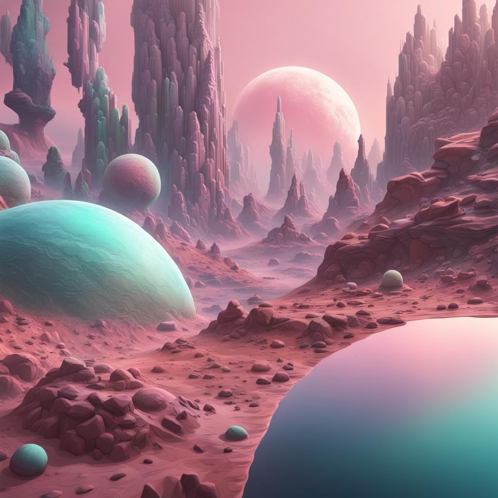 Pastel Color Palette from others planets and space  by @Unicorn