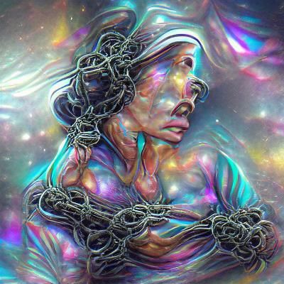 Woman in Chains - AI Generated Artwork - NightCafe Creator