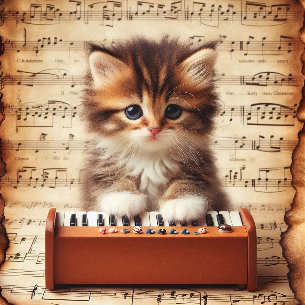 musical cat