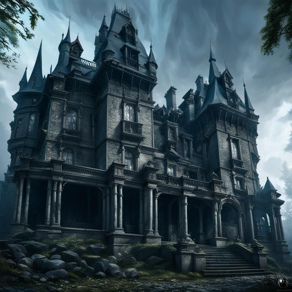 Abandoned Castle - AI Generated Artwork - NightCafe Creator